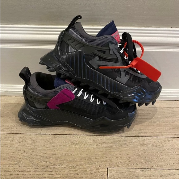 Off white black on black ODSY  1000 sold out everywhere sneakers size 7 - Picture 6 of 12